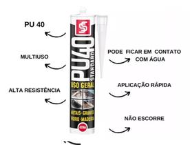 Silicone Selante Pu40 Vedação Profissional Flex 420gr Silicone Selante Pu40 Vedação Profissional Flex 420gr