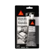 Silicone Sika Alta Temperatura Cinza Grey 95g Juntas Silicone Sika Alta Temperatura Cinza Grey 95g Juntas