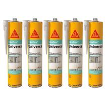 Silicone Sikaflex Universal Cinza 300g Sika Selante 5 Un