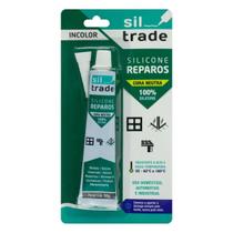 Silicone Siltrade Reparos Incolor 50g Silicone Siltrade Reparos Incolor 50g