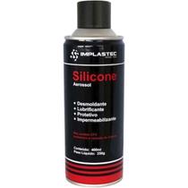 Silicone Spray Aerossol 250g 400ml Implastec Brilho Proteção
