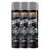 Silicone Spray Automotivo Fragrância Carro Novo Proauto 3pcs Silicone Spray Automotivo Fragrância Carro Novo Proauto 3pcs