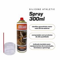 Silicone Spray Lubrificante Athletic 300ml Para Esteiras, Bikes e Equipamentos Prático e Eficiente Silicone Spray Lubrificante Athletic 300ml Para Esteiras, Bikes e Equipamentos Prático e Eficiente