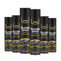 Silicone Spray Perfumado Aroma Neutro 300ml M500 - 6 Peças