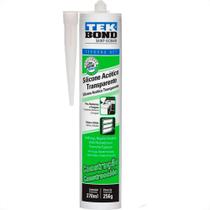 Silicone Tekbond Acetico 256G. Construcao Transparente Silicone Tekbond Acetico 256G. Construcao Transparente