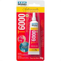 Silicone Tekbond Para Artesanato T6000 25G Silicone Tekbond Para Artesanato T6000 25G
