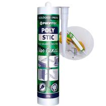 Silicone Tubo 280G Preto Ecológico Neutro ZF024 PULVITEC Silicone Tubo 280G Preto Ecológico Neutro ZF024 PULVITEC