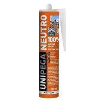 Silicone unipega acetico neutro 100% branco 280ml Silicone unipega acetico neutro 100% branco 280ml