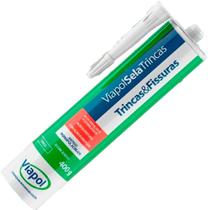 Silicone Viapol SelaTrincas Branco para Trincas e Fissuras 400g