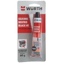 Silicone Wurth Preto de Alta Temperatura 343 60g Silicone Wurth Preto de Alta Temperatura 343 60g
