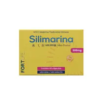 Silimarina 300mg 60 Cápsulas FortLife Suplemento Alimentar