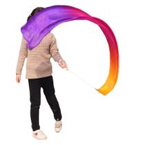 Silk Ribbon Dancer Wand Winged Sirenny Youth Laranja-Rosa-Roxo Silk Ribbon Dancer Wand Winged Sirenny Youth Laranja-Rosa-Roxo