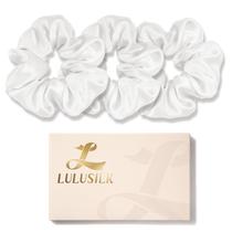 Silk Scrunchies LULUSILK para dormir com cabelo 100% seda de amora real