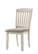 Silla Acme Fedele en Tela Tan con Acabado Crema
