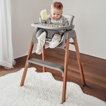 Silla Alta para Bebé Fodoss Convertible y Plegable con Bandeja y Cojín Silla Alta para Bebé Fodoss Convertible y Plegable con Bandeja y Cojín