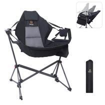 Silla de Camping Hamaca "C" con Mecedora y Soporte, Respaldo Alto Silla de Camping Hamaca "C" con Mecedora y Soporte, Respaldo Alto