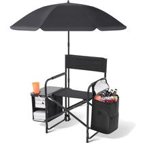 Silla de Camping Plegable Karenhi con Toldo, Mesa y Bolsa Refrigeradora Silla de Camping Plegable Karenhi con Toldo, Mesa y Bolsa Refrigeradora