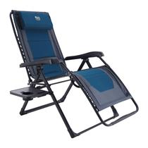 Silla de Gravedad Cero TIMBER RIDGE Reclinable Sobredimensionada Azul