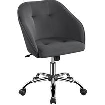 Silla de Oficina Yaheetech de Respaldo Medio Ajustable con Asiento Giratorio Silla de Oficina Yaheetech de Respaldo Medio Ajustable con Asiento Giratorio