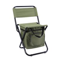 Silla de Pesca LEADALLWAY Plegable con Bolsa Térmica Verde