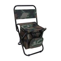 Silla de Pesca Plegable LEADALLWAY con Bolsa Térmica Camuflaje Silla de Pesca Plegable LEADALLWAY con Bolsa Térmica Camuflaje