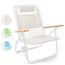 Silla de Playa Water Buffalo Bondi con Mochila Silla para Adultos con Posiciones Reclinables, Portavasos y Respaldo Alto Silla de Playa Water Buffalo Bondi con Mochila Silla para Adultos con Posiciones Reclinables, Portavasos y Respaldo Alto