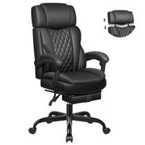 Silla Ejecutiva de Oficina de Cuero BestGlory para Personas Grandes y Altas con Reclinación Silla Ejecutiva de Oficina de Cuero BestGlory para Personas Grandes y Altas con Reclinación