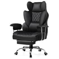 Silla Gamer de Oficina GTRACING con Soporte Lumbar y Piel PU Negra