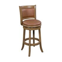 Silla giratoria de altura para mostrador Benjara Haley color marrón castaño Silla giratoria de altura para mostrador Benjara Haley color marrón castaño