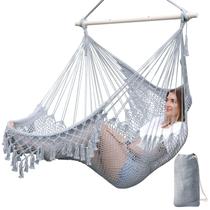 Silla Hamaca Chihee de Algodón Suave Extra Grande con Cuerda
