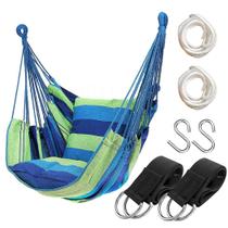 Silla Hamaca Colgante Hatisan con Cuerda para Columpio, Capacidad 136 kg