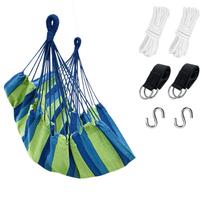 Silla Hamaca Colgante KPX Exterior Tamaño Grande 110x130 cm Azul/Verde Silla Hamaca Colgante KPX Exterior Tamaño Grande 110x130 cm Azul/Verde