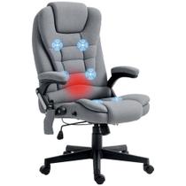 Silla HOMCOM Vinsetto con Masaje Vibratorio de 6 puntos, Calor y Control Remoto