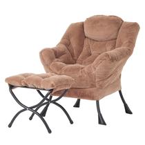 Silla Lazy Tiita con Otomana, Sillón Moderno para Sala de Estar