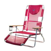 Silla Lounge Ostrich Altitude 3N1 Ligera para Césped y Playa en Rosa