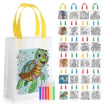 SilTriangle, 24 peças de sacos para colorir havaianos com 144 marcadores