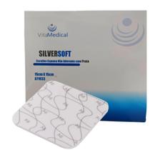 Silversoft Curativo Espuma Não Aderente com Prata 15 cm x 15cm (Ref.A71033) VitaMedical