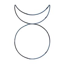 Símbolo Deus Cornífero Em Ferro 25x37