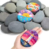 Simetufy 40 pedras de rio grandes e lisas 811 cm Simetufy 40 pedras de rio grandes e lisas 811 cm