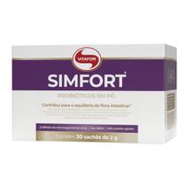 Simfort 30 Saches Probióticos Vitafor Alta Concentração Saúde Intestino