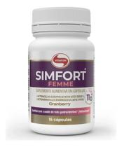 Simfort Femme Vitafor 15 Cápsulas Cranberry Probióticos e Zinco Simfort Femme Vitafor 15 Cápsulas Cranberry Probióticos e Zinco