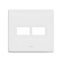 Simon 20 placa 4x4 2posto h+suporte s-20 (20911-50)