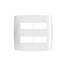 Simon 30 placa 4x4 4posto sep+suporte br s-30 (30912-50)