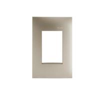 Simon 35 placa 4x2 3 posto h aço corten s-35 (35613-45)