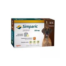 Simparic 120 mg Para Cães de 40 a 60 kg - 1 comprimido