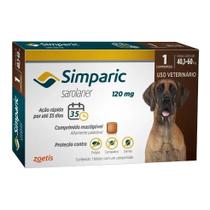 Simparic 120mg 40,1kg A 60kg Anti-pulgas e carrapato para Cães Zoetis 1 Comprimido