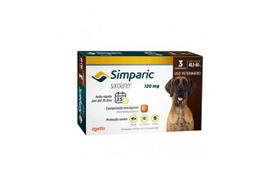 Simparic 120mg Antipulgas e Carrapato Cães de 40 a 60 kg 3 comprimidos Zoetis