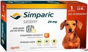 Simparic 20mg para Cães de 5,1 a 10kg