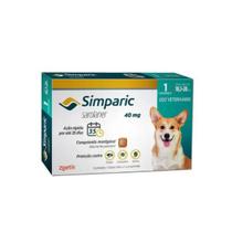 Simparic 40 mg Para Cães de 10 a 20 kg - 1 comprimido