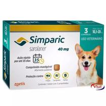 Simparic 40mg (10-20kg) 3 comprimido